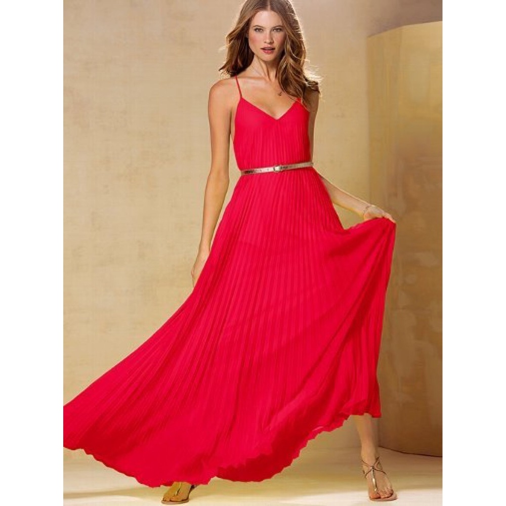Victoria’s Secret pleated maxi dress